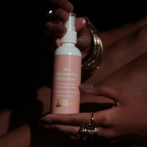 Anti pigmentation body spray